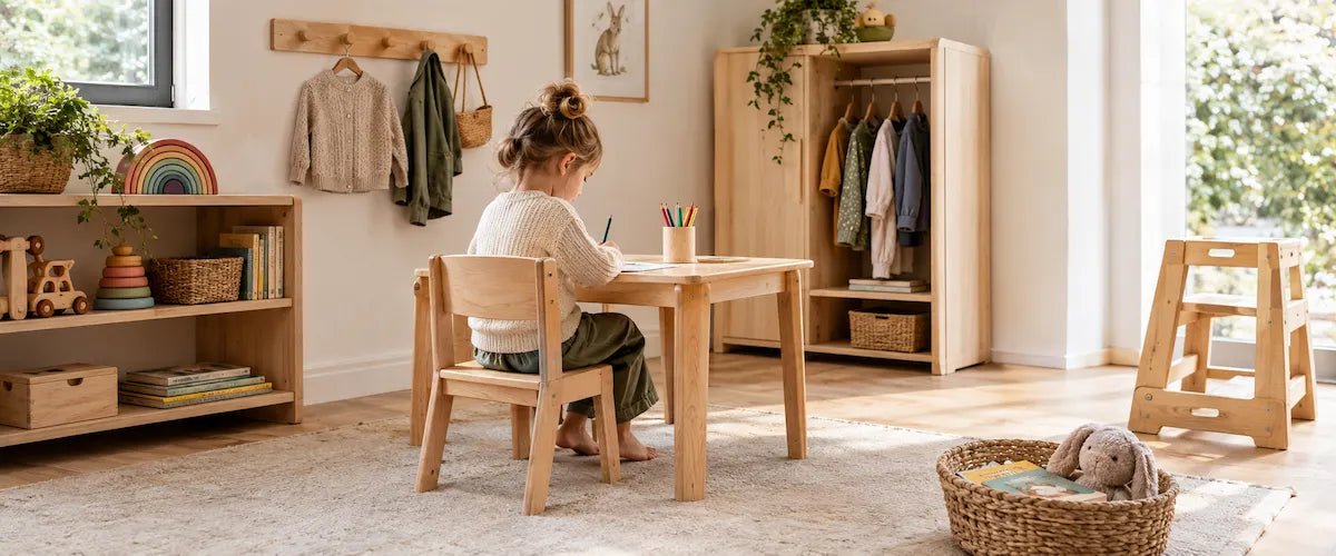 Child Sized Furniture Guide for Growing Independence - Domus formosa