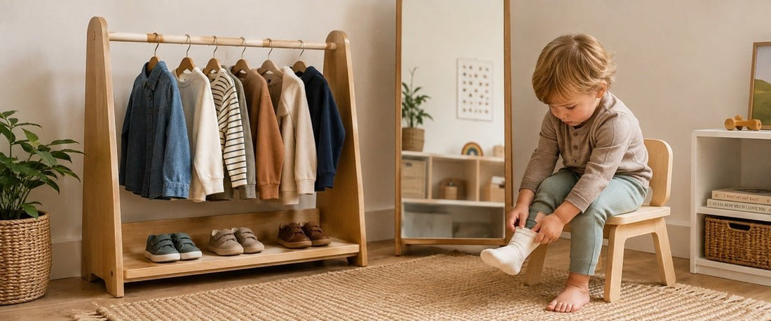 How to Teach Toddler Self Dressing at Home - Domus formosa