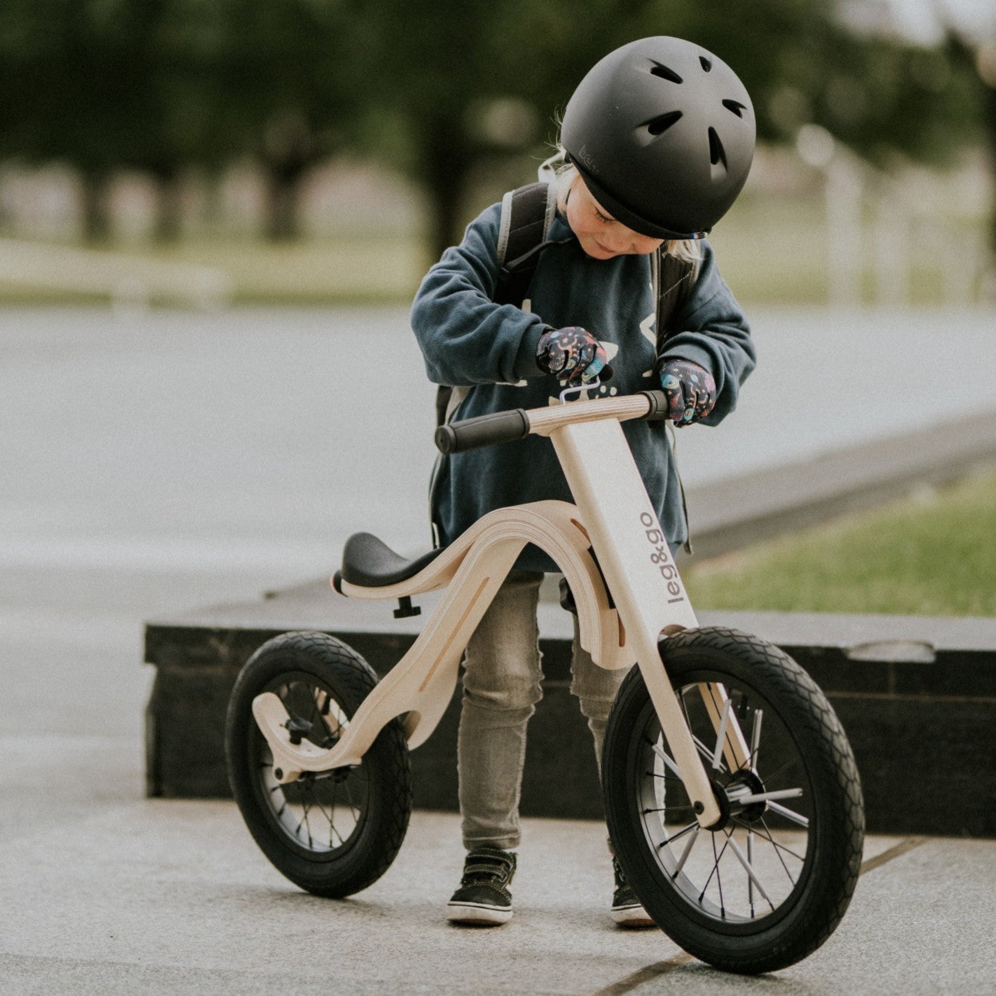 Wooden Balance Bike 3in1
