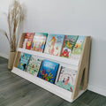 Modular Montessori Bookshelf – Child‑Height Wooden Storage for Toys & Books (2 Shelves) - Domus formosa