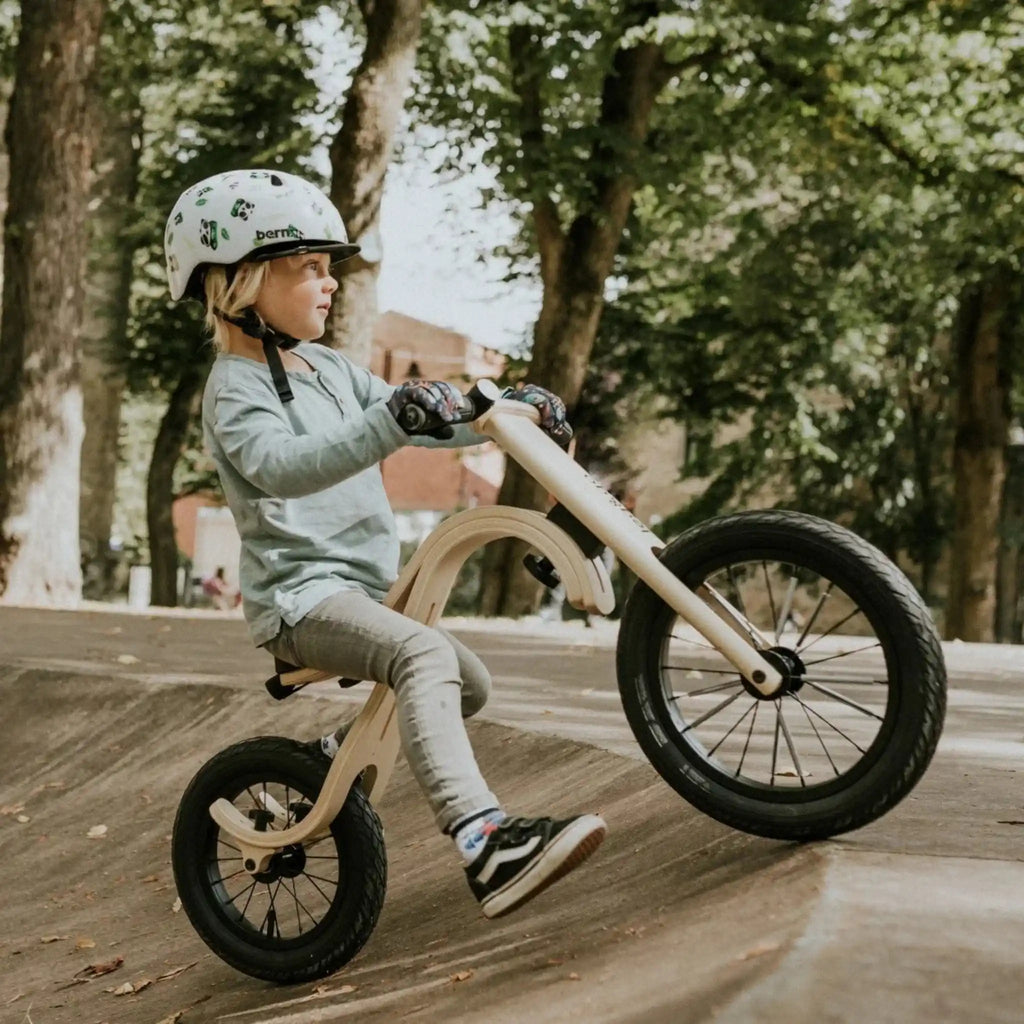 Montessori 3‑in‑1 Wooden Balance Bike | Toddler Bike & Trike - Domus formosa