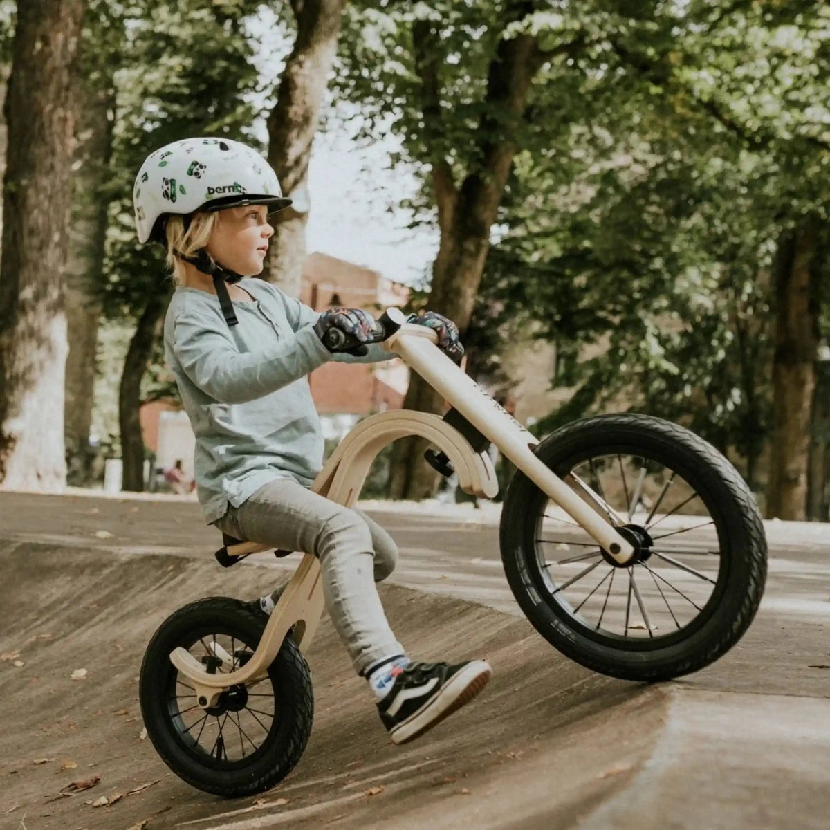 Montessori 3‑in‑1 Wooden Balance Bike | Toddler Bike & Trike - Domus formosa