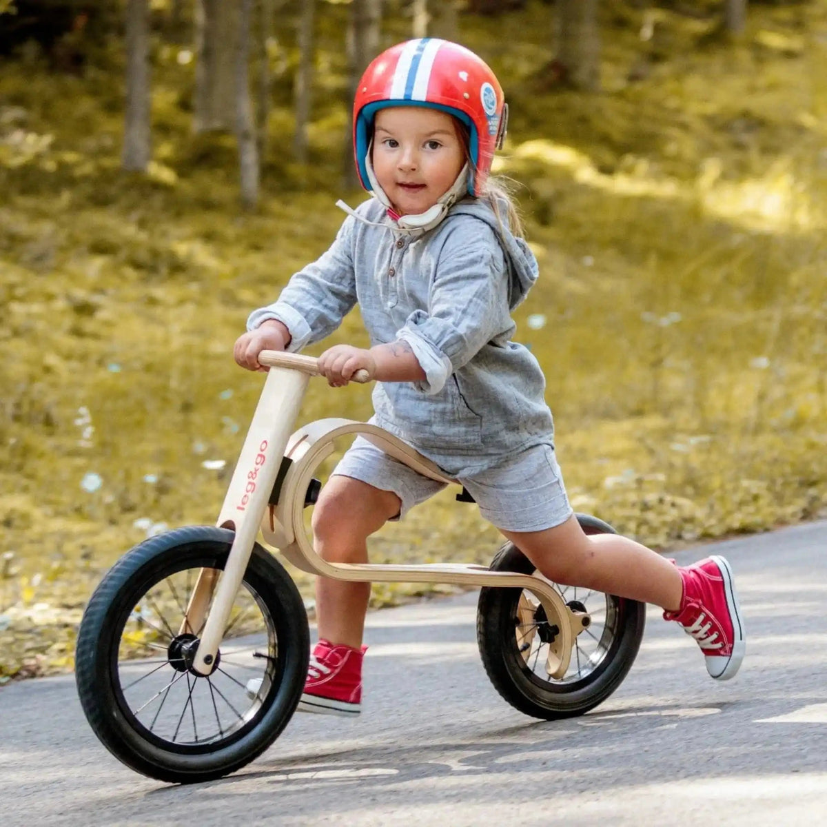 Montessori 3‑in‑1 Wooden Balance Bike | Toddler Bike & Trike - Domus formosa