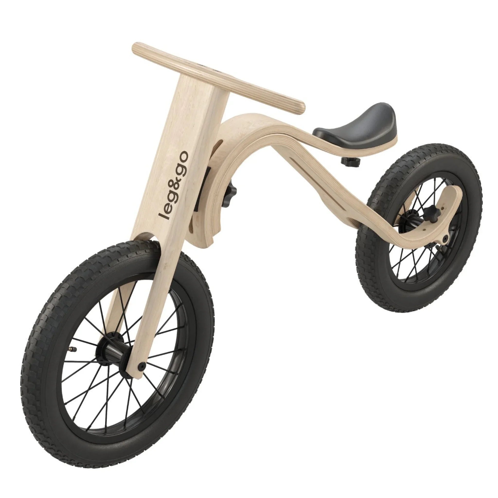 Montessori 3‑in‑1 Wooden Balance Bike | Toddler Bike & Trike - Domus formosa