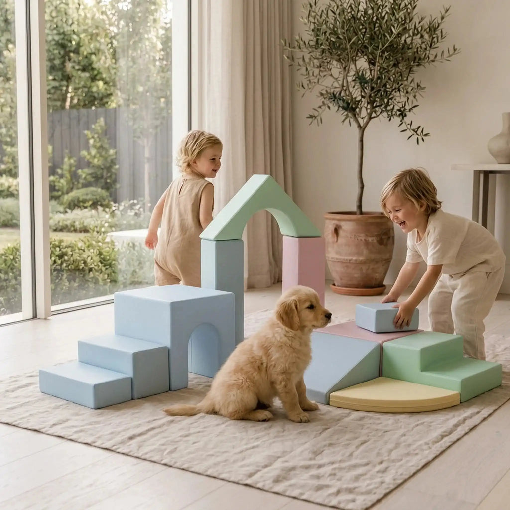 Montessori Soft Play Foam Blocks - Adventurer Climbing Set - Domus formosa