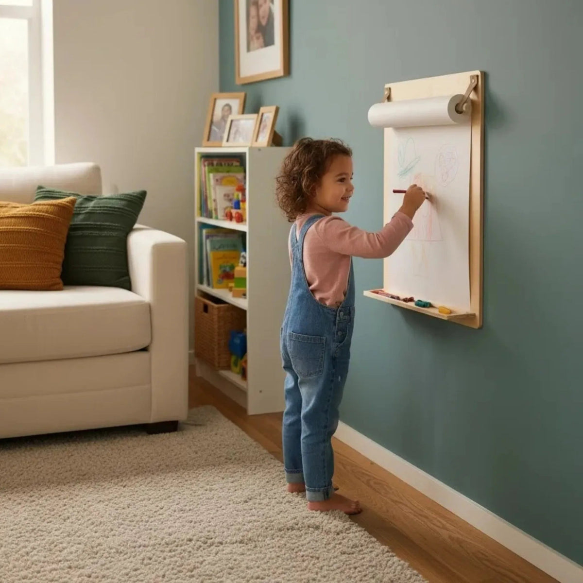 Montessori Wall Drawing Board for Children - Domus formosa