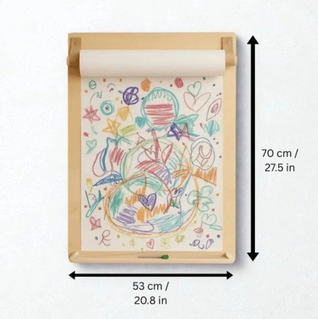 Montessori Wall Drawing Board for Children - Domus formosa
