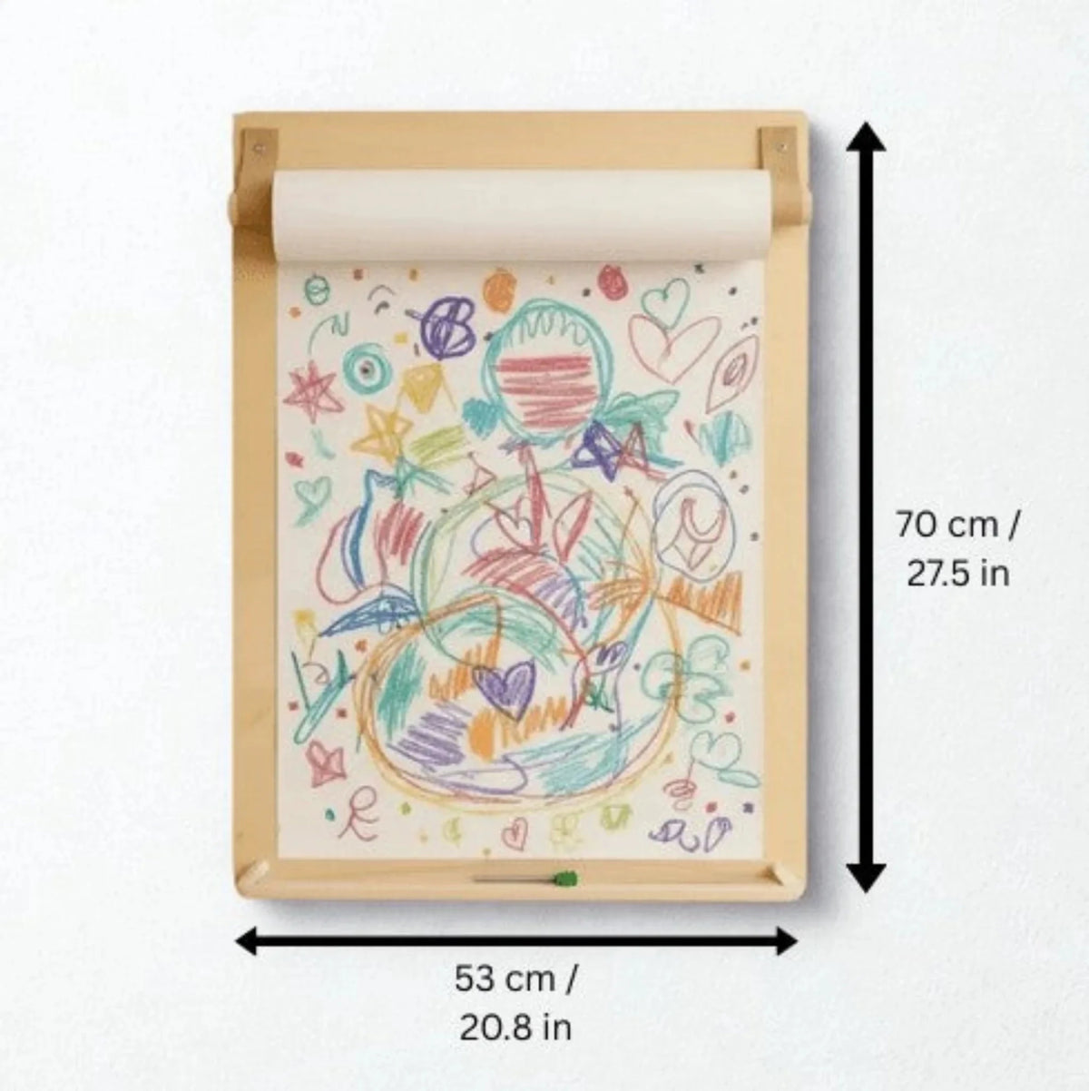Montessori Wall Drawing Board for Children - Domus formosa