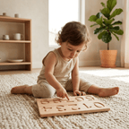 Montessori Wooden Number Board – Early Maths & Counting - Domus formosa