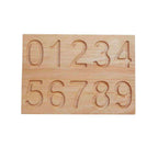 Montessori Wooden Number Board – Hands - On Tool for Early Math, Counting &amp; Fine Motor Development - Domus formosa