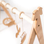 Montessori‑Inspired Wooden Baby Gym | Eco‑Friendly Activity Play Gym with Hanging Toys - Domus formosa