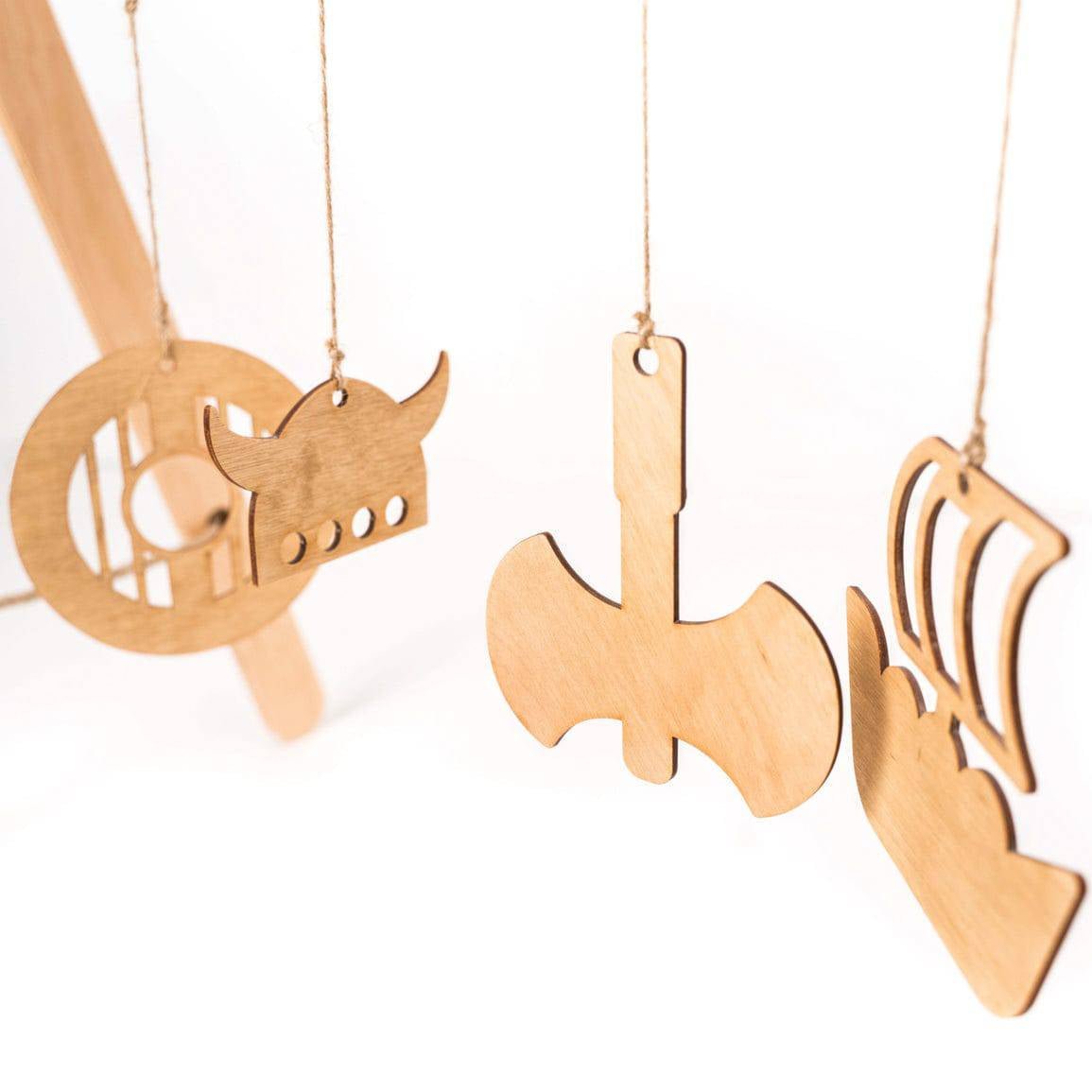 Montessori‑Inspired Wooden Baby Gym | Eco‑Friendly Activity Play Gym with Hanging Toys - Domus formosa