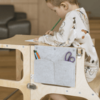 Pencil Pocket – Add‑On for Montessori 2‑in‑1 Helper Tower & Activity Table - Domus formosa