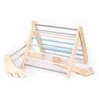 Pikler Triangle & Swedish Wall 2-in-1 - Natural Birch Climbing Frame - Domus formosa