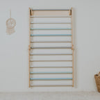 Pikler Triangle & Swedish Wall 2-in-1 - Natural Birch Climbing Frame - Domus formosa