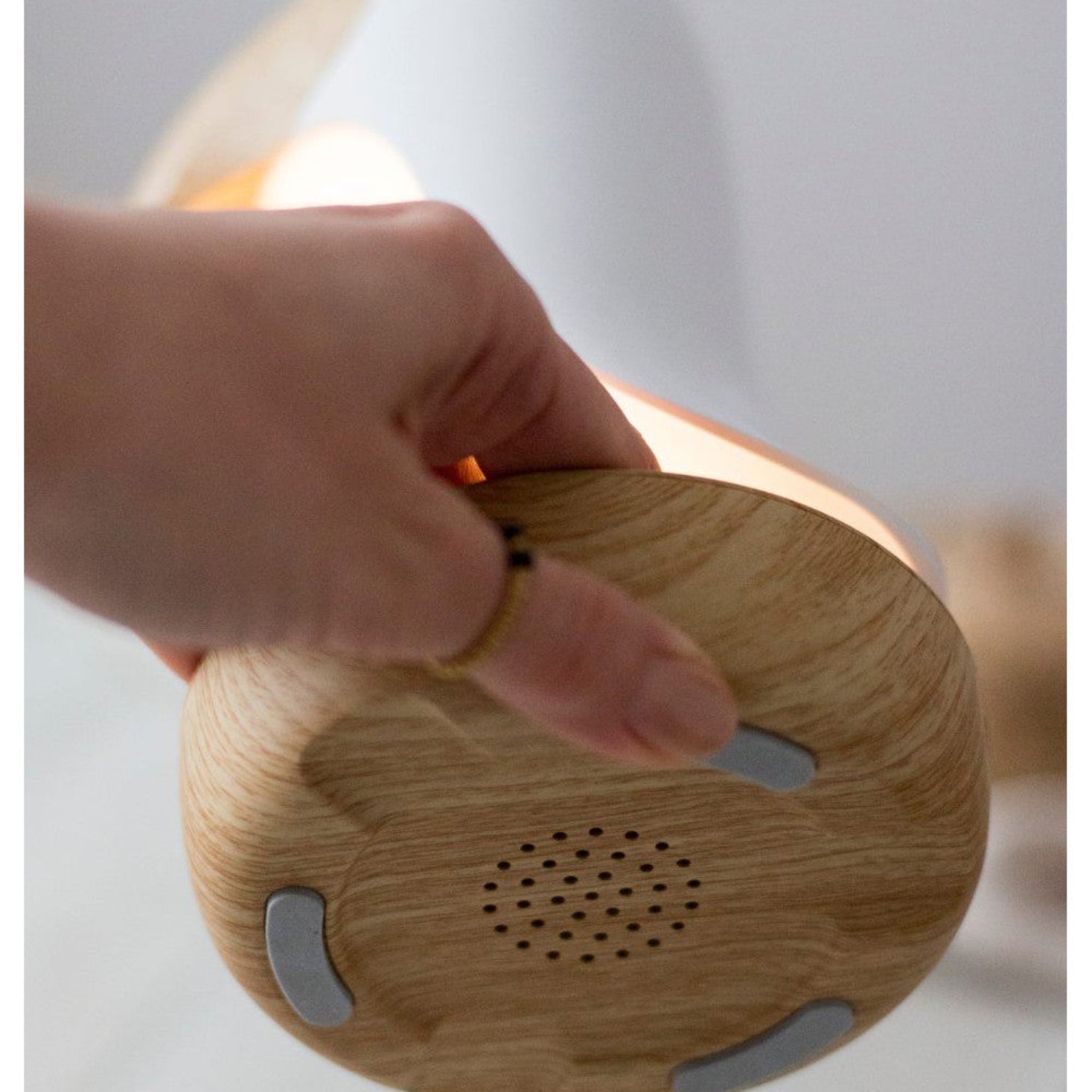 Pink Bird night lamp with built‑in Bluetooth speaker, eco‑friendly design, adjustable soft light for children’s room, CE & RoHS certified