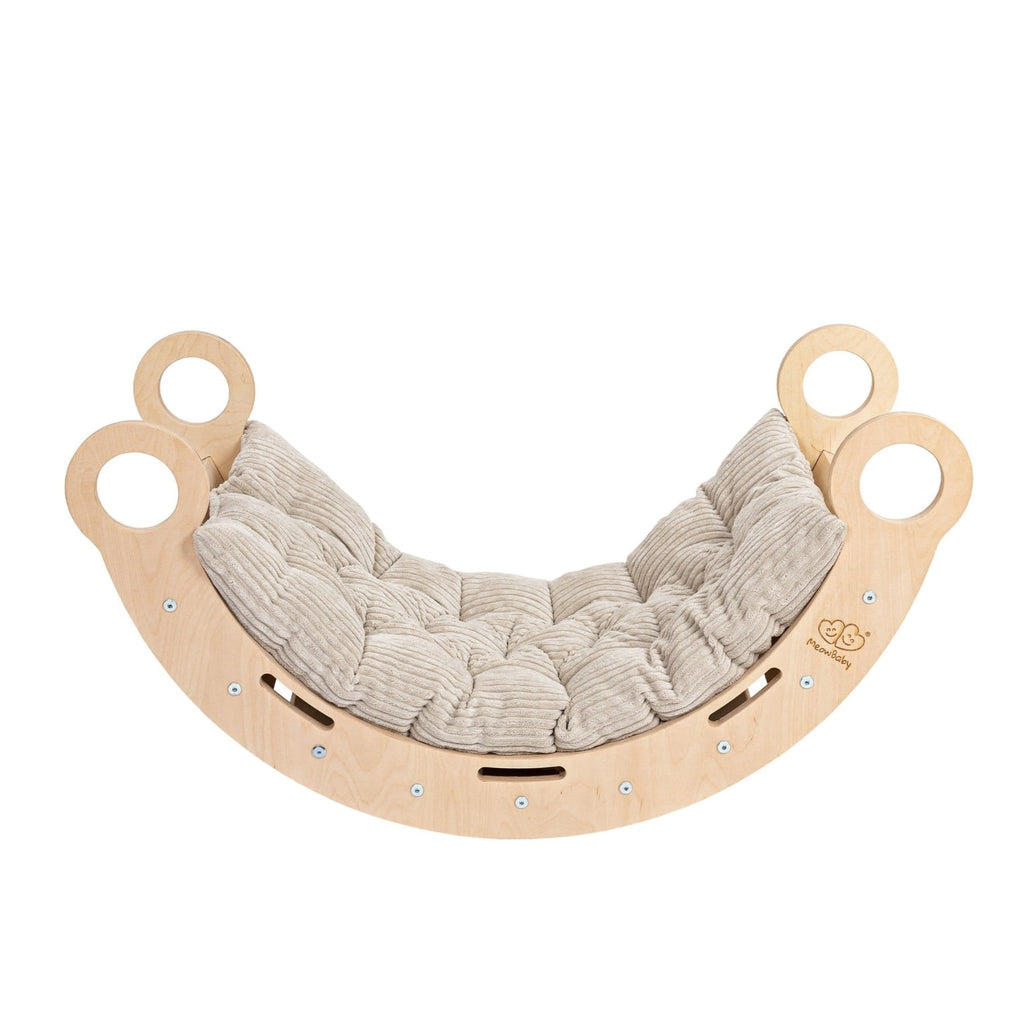 Snug Rocker – 4-in-1 Montessori Rocker, Ladder & Tunnel for Kids - Domus formosa